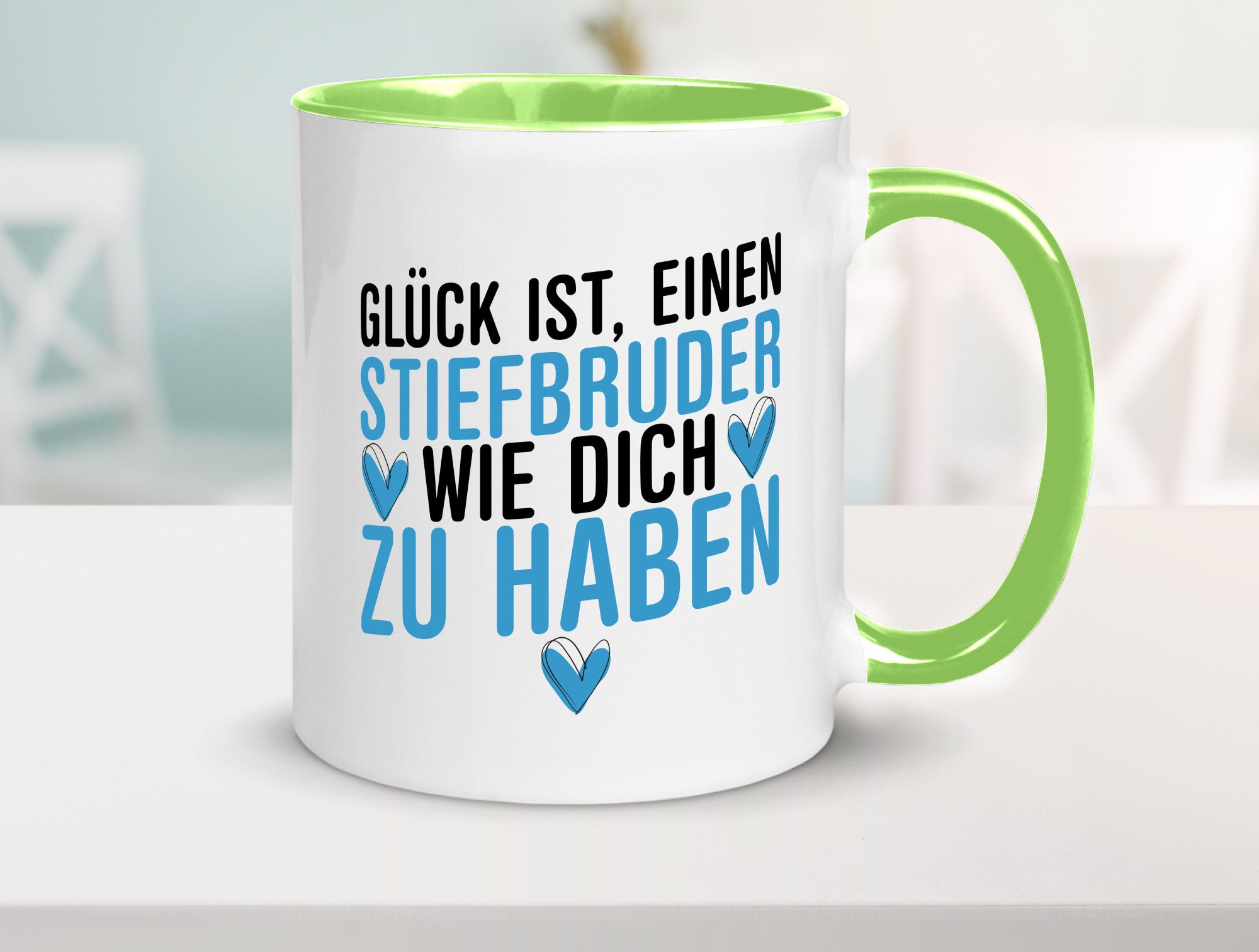 Stiefbruder wie dich | Glück lieber Bruder Geburtstag Geschenkidee Humor Tasse