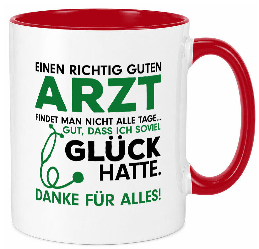 Richtig guter Arzt | Dankeschön Tasse Ã„rzte Spruch Geschenk Humor Geschenkidee