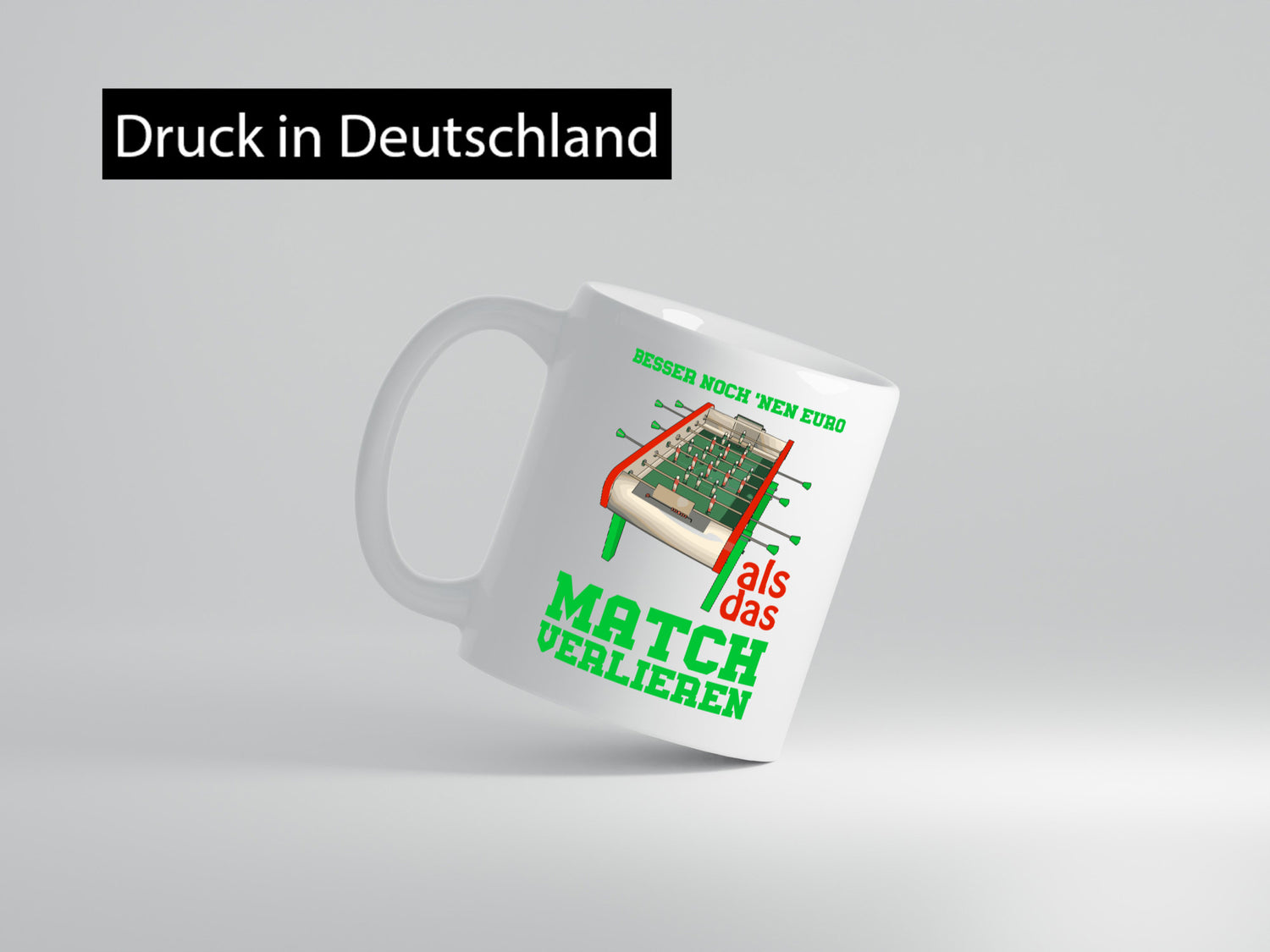 Tischkicker Tasse | Tischfußball Spruch Kicker Match lustig Humor Geschenkidee