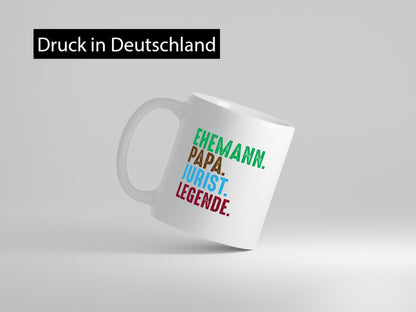 Ehemann Mama Jurist Legende | Anwalt Jura lustig Familie Geschenkidee Geschenk