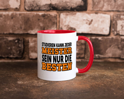 Meister | Handwerker Meisterprüfung Berufsabschluss Humor Arbeit Kollegen Büro