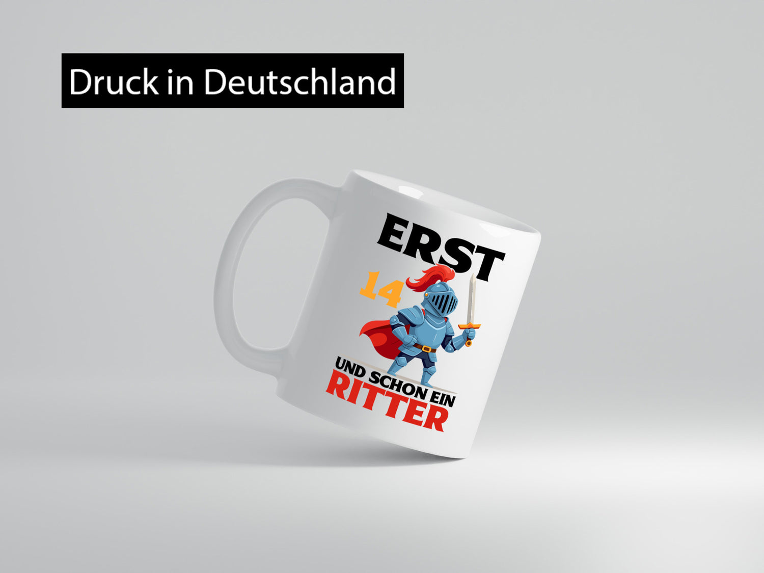 14. Geburtstag | 14 Jahre und schon ein Ritter Humor Geschenkidee Tasse