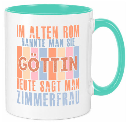 Heute sagt man: Zimmerfrau| Holzbau | Handwerkerin lustiger Spruch Geschenk