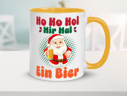 Ho mir mal ein Bier | Ugly Christmas Trinken v2 Geschenkidee Humor Tasse