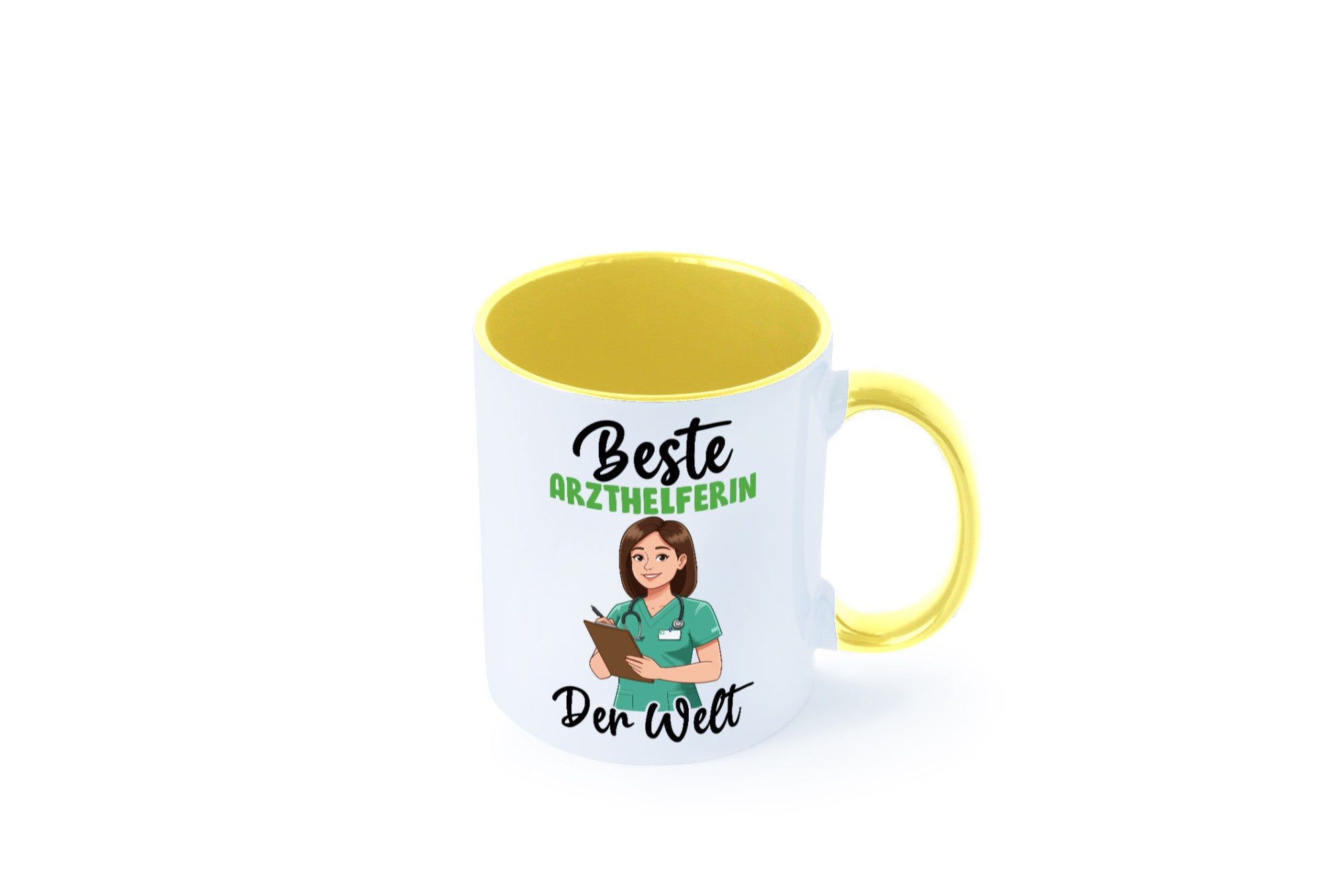 Beste Arzthelferin | Fachangestellte Medizin v2 Geschenkidee Humor Tasse