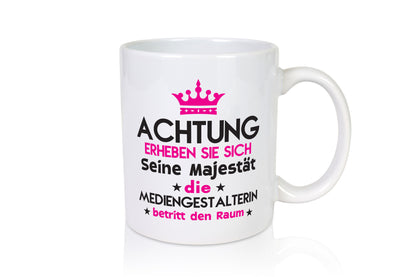 Seine Majestät Mediengestalterin | Medien Geschenk Humor Geschenkidee lustiger