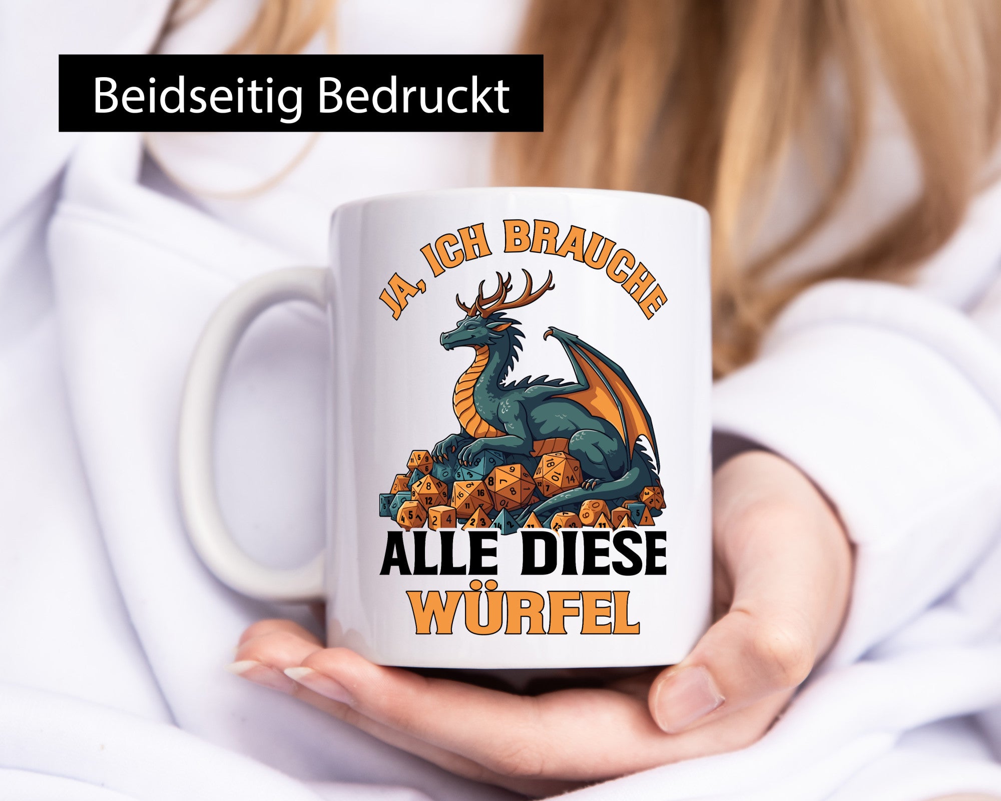 Ja ich brauche alle diese Würfel | Drache Rollenspiel v2 Geschenk Humor