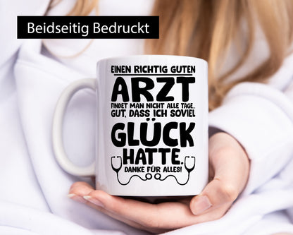 Richtig guter Arzt | Dankeschön Tasse Ärzte Spruch vl7 lustiger Geschenk Humor