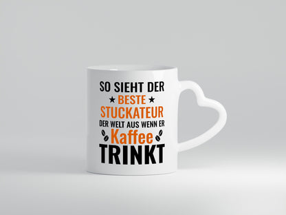 Kaffee trinkt: Stuckateur | Innenausbau Beruf Humor Arbeit Kollegen Büro