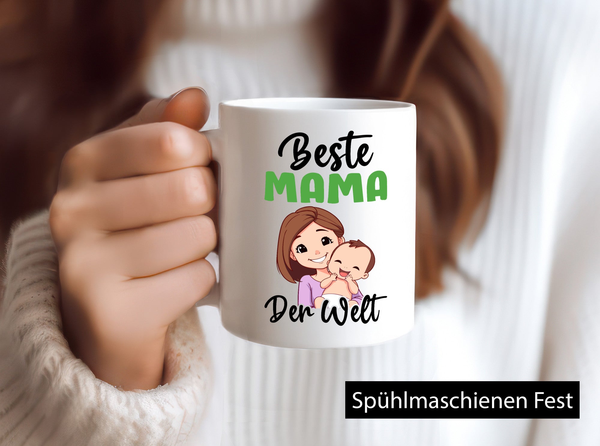 Beste Mama | Muttertag Familie Humor Geschenkidee Tasse