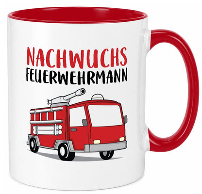 Nachwuchs Feuerwehrmann | Feuerwher Humor Geschenkidee Tasse