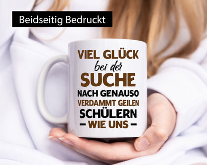 Viel glück | Geile schüler Schule Beste Lehrerin lustig Humor Geschenkidee