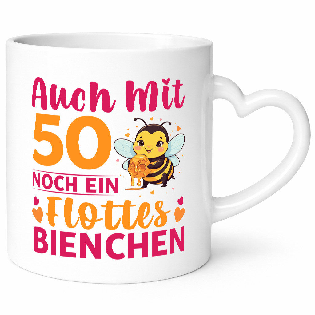 50. Geburtstag | Flottes Bienchen 50 Jahre Geschenk Geschenkidee lustiger Tasse