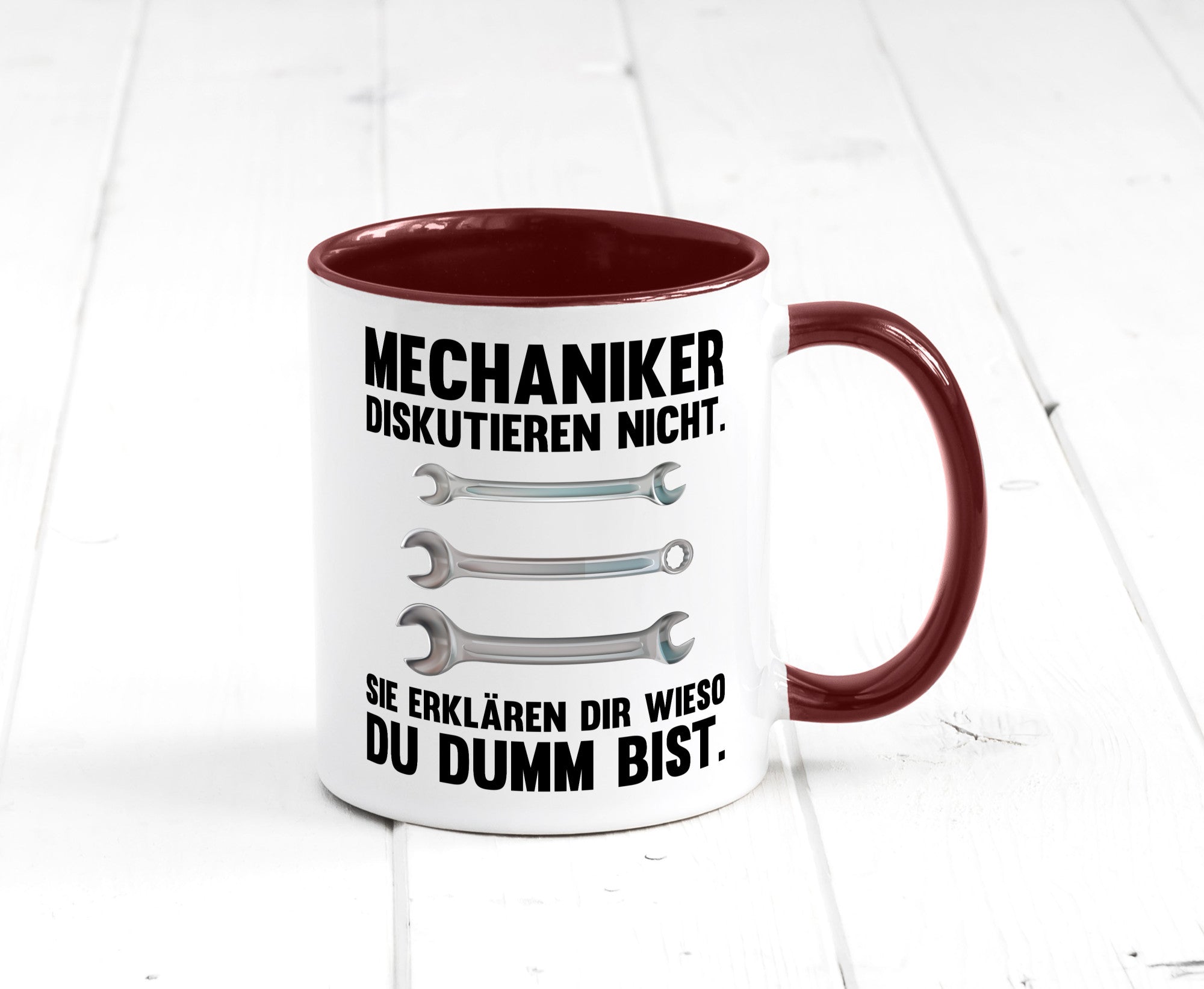 Mechaniker Diskutieren nicht sie erklären nur wieso Geschenkidee Tierliebhaber