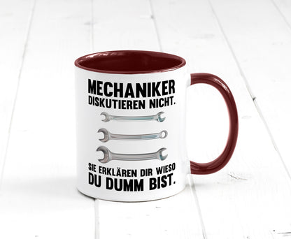 Mechaniker Diskutieren nicht sie erklären nur wieso Geschenkidee Tierliebhaber