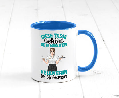 Im Universum: Kellnerin | Beruf kellnern Bedienung Geschenkidee Arbeit Kollegen