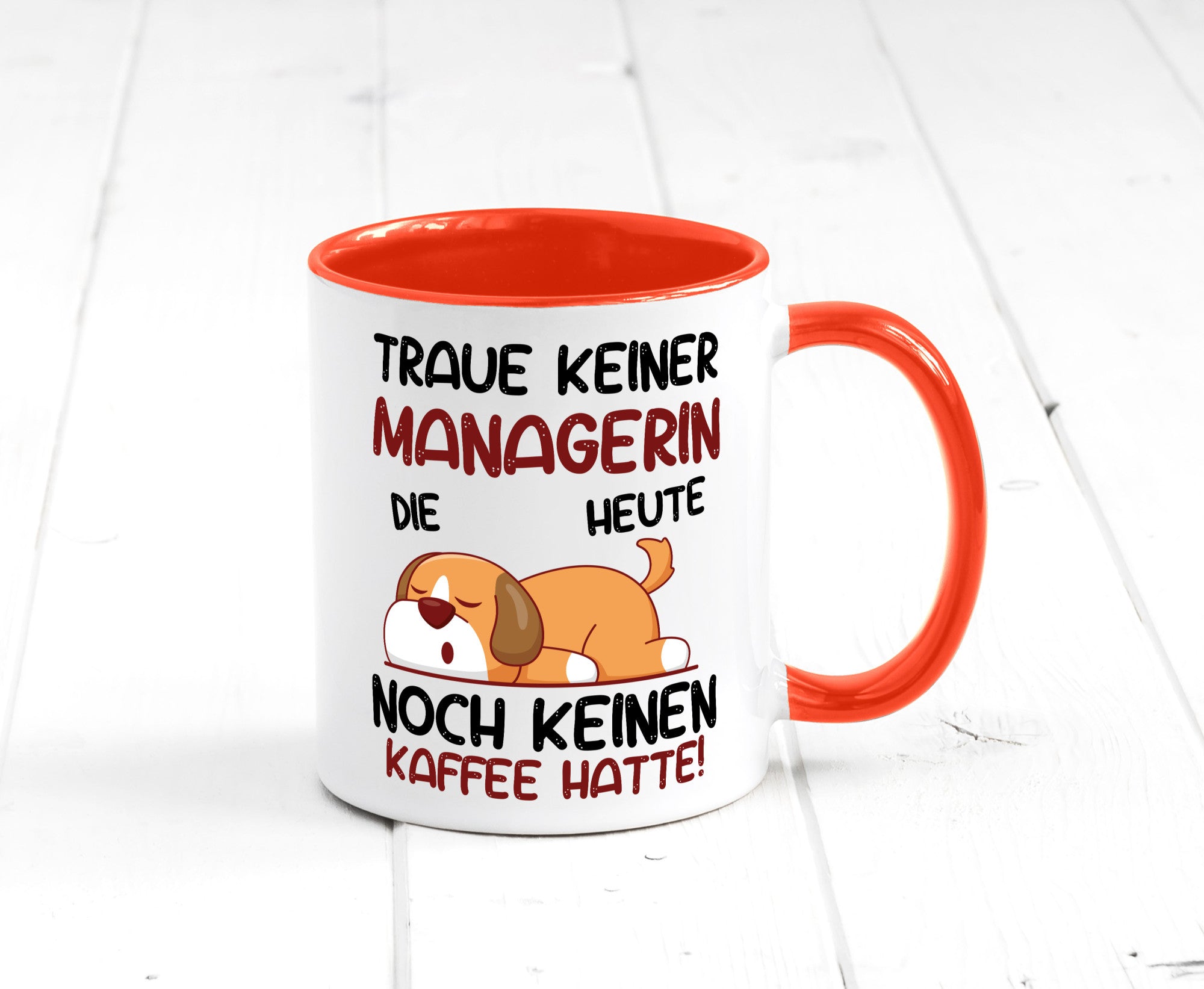 Traue keiner Managerin | Management lustiger Spruch Geschenk Humor Geschenkidee
