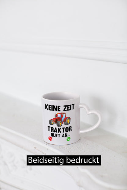 Traktor ruft an | Bauernhof Herren Bauer Spruch Geschenkidee Humor Tasse