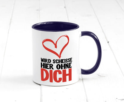 Wird Scheisse Geschenk Humor Geschenkidee lustiger Spruch Tasse