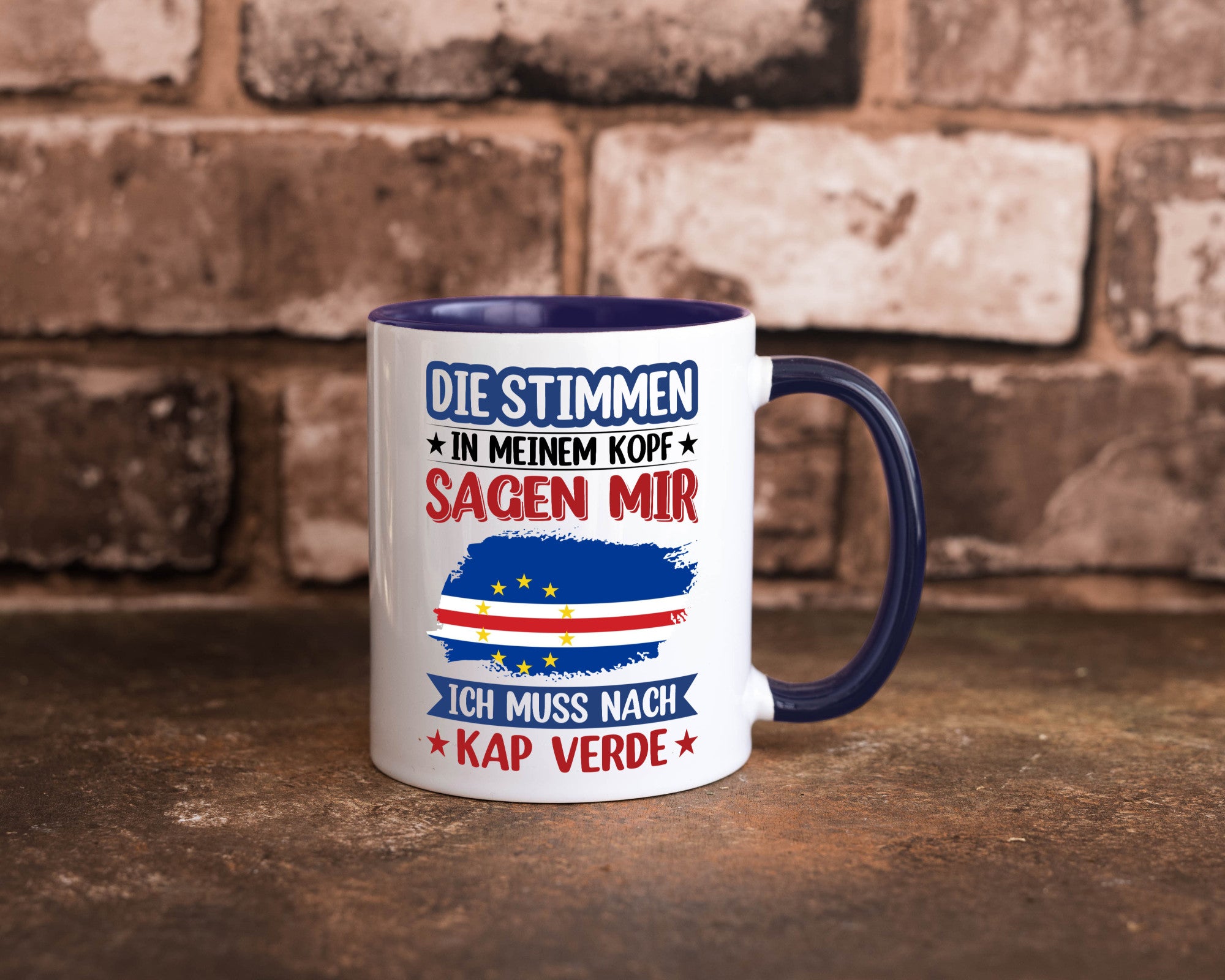 Kap Verde | Urlaub Stimmen in meinem Kopf Traumland lustig Humor Geschenkidee