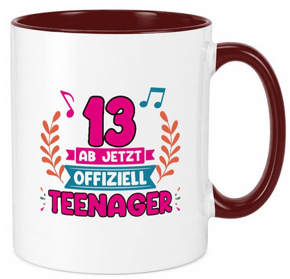 13. Geburtstag | Mädchen Tasse Teenager Spruch vl10 Geschenkidee Humor