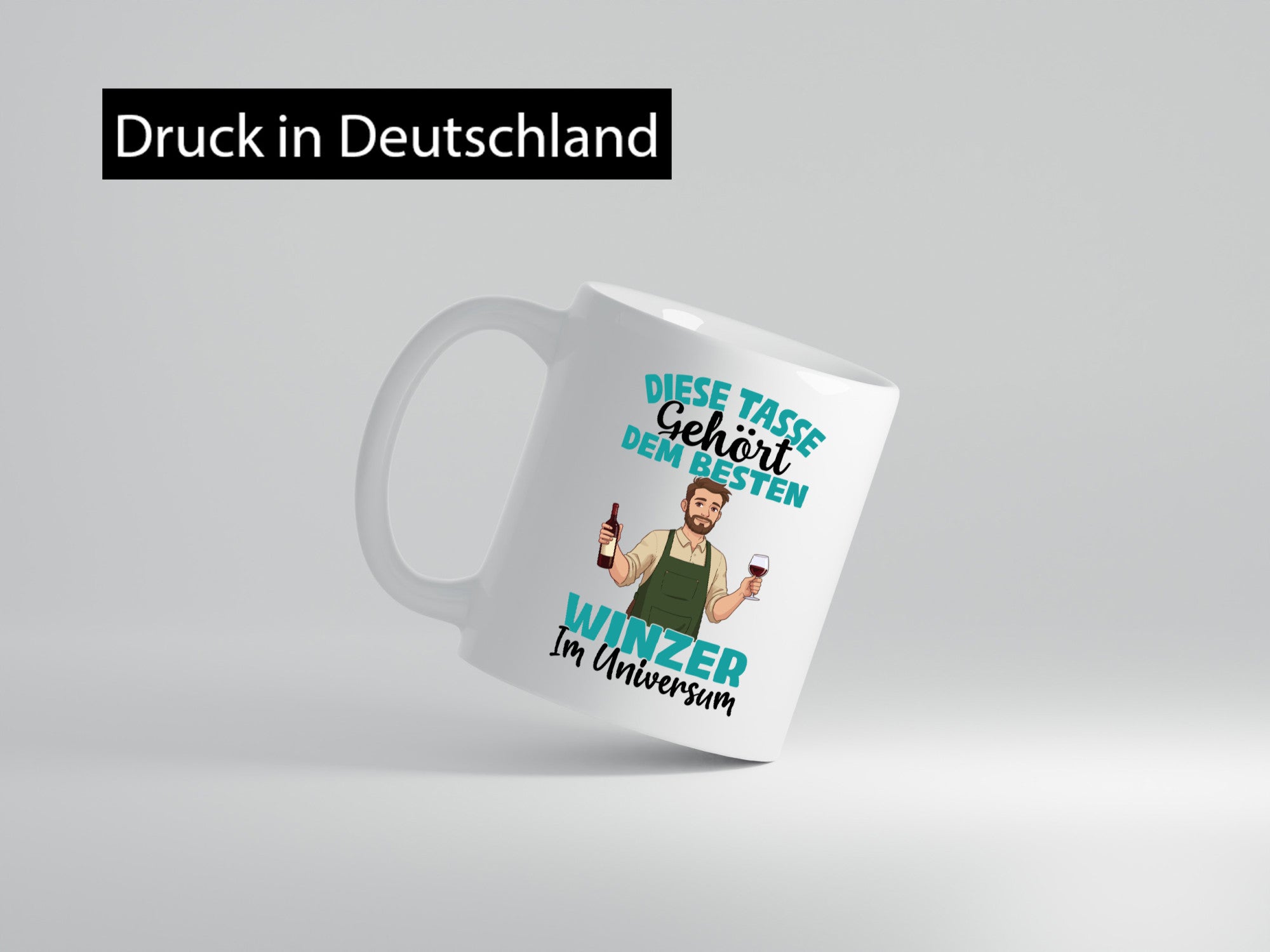 Im Universum: Winzer | Weinbauer Wein Geschenkidee Humor Tasse