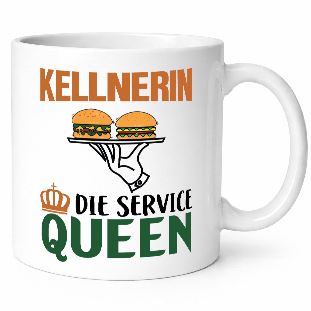 Kellnerin die service Queen | Resturant Kellnern Humor Geschenkidee Tasse