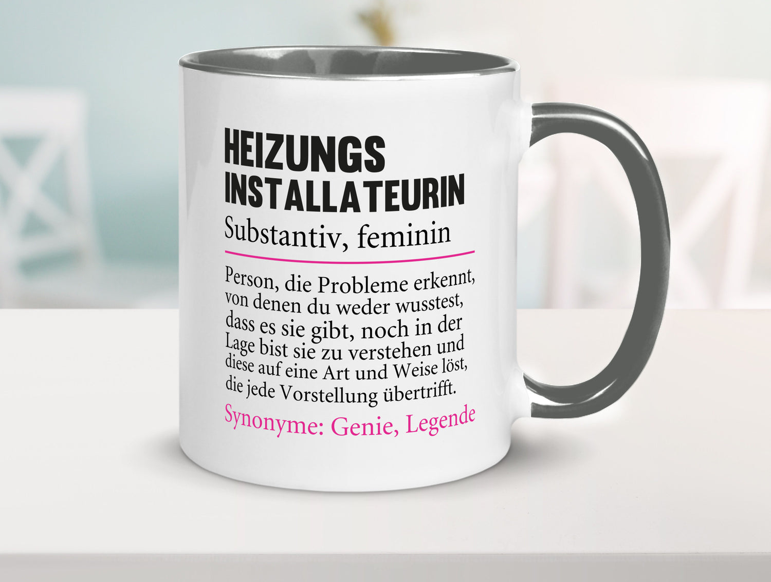 Heizungsinstallateurin | Beruf Spruch Heizung Geschenkidee Arbeit Kollegen Büro