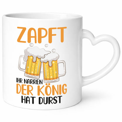 Zapft ihr Narren | König Biertrinker Bier Pils Party Geschenkidee Humor Tasse