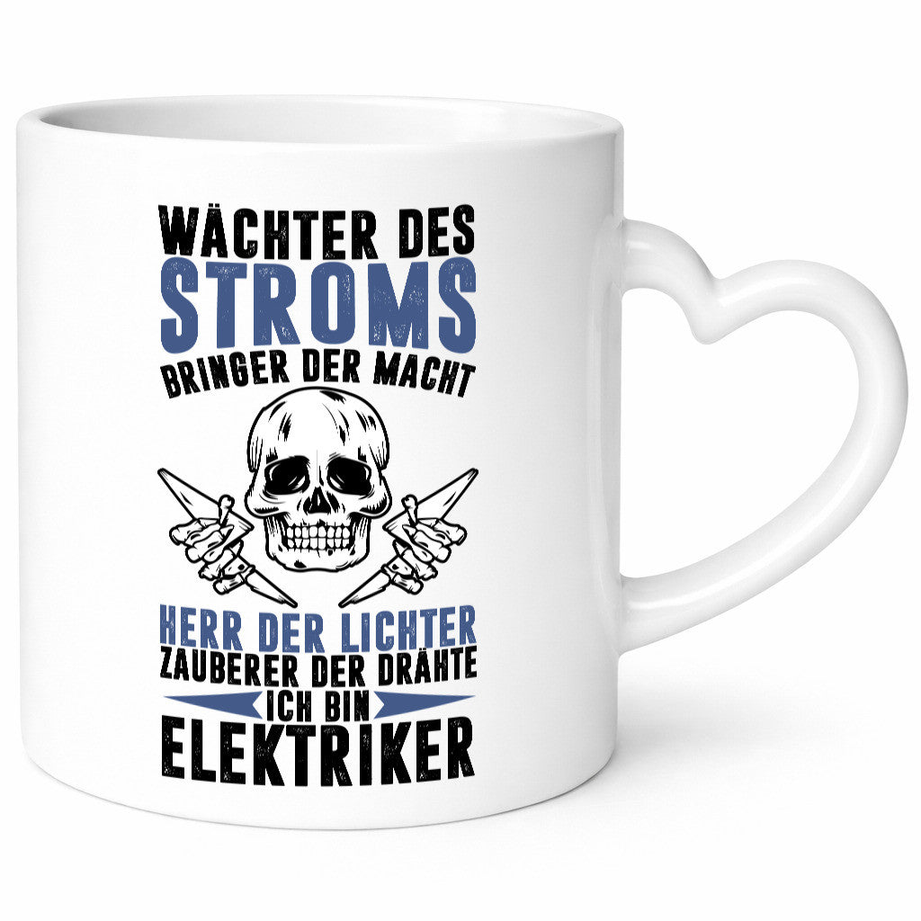 Ich bin Elektriker lustig Humor Geschenkidee Geschenk Tasse