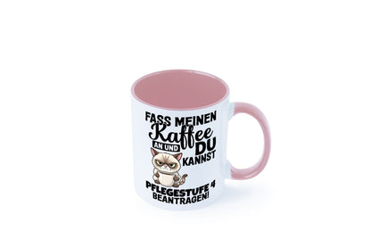 Fass meinen Kaffee an | Pflegestufe 4 Krankenschwester v3 Geschenkidee Humor