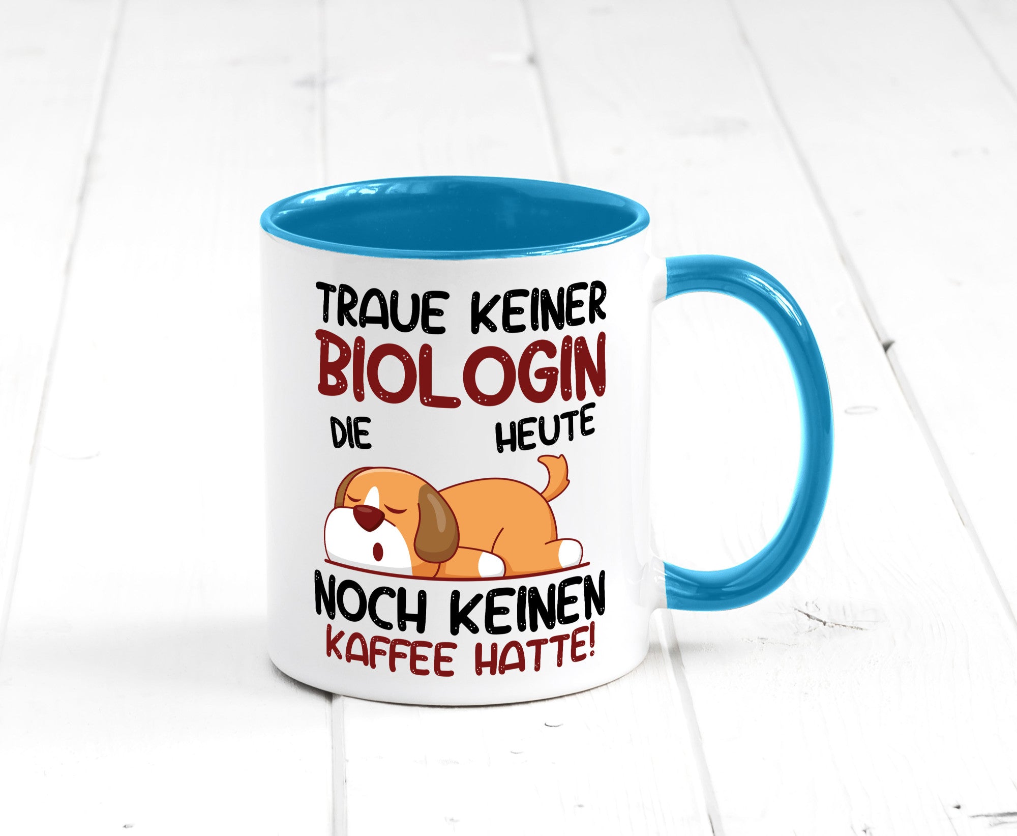 Traue keiner Biologin | Biologie Naturforscherin Geschenkidee Humor Tasse