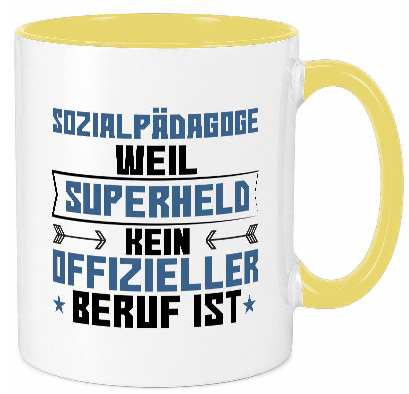 Superheld Sozialpädagoge | Pädagoge lustig Humor Geschenkidee Geschenk Tasse