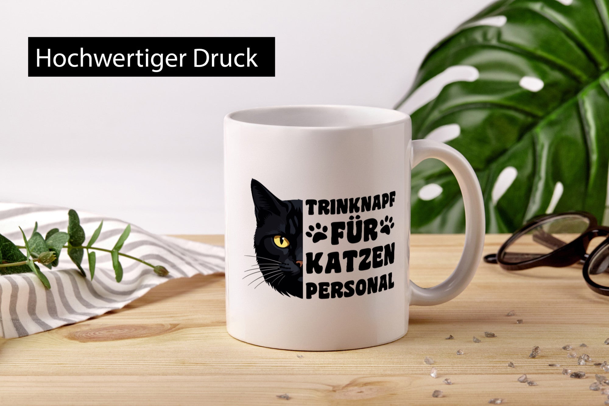 Katzen Personal | Katzenbesitzer Tasse Katze Humor vl9 Geschenkidee