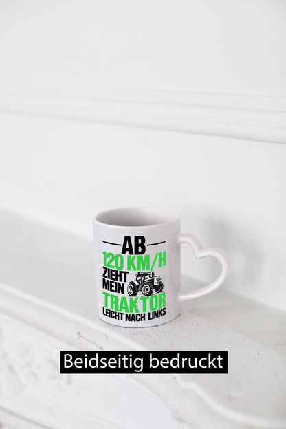 Traktor zieht nach Links | Landwirt Bauer lustig Humor Geschenkidee Geschenk