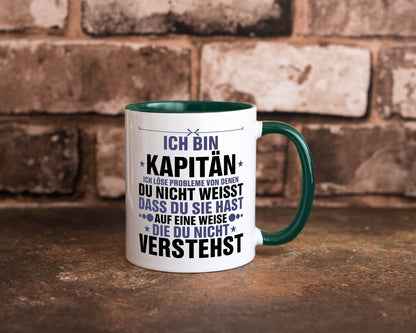 Löse Probleme: Kapitän | Schiffskapitän Schiff v2 Geschenk Humor Geschenkidee
