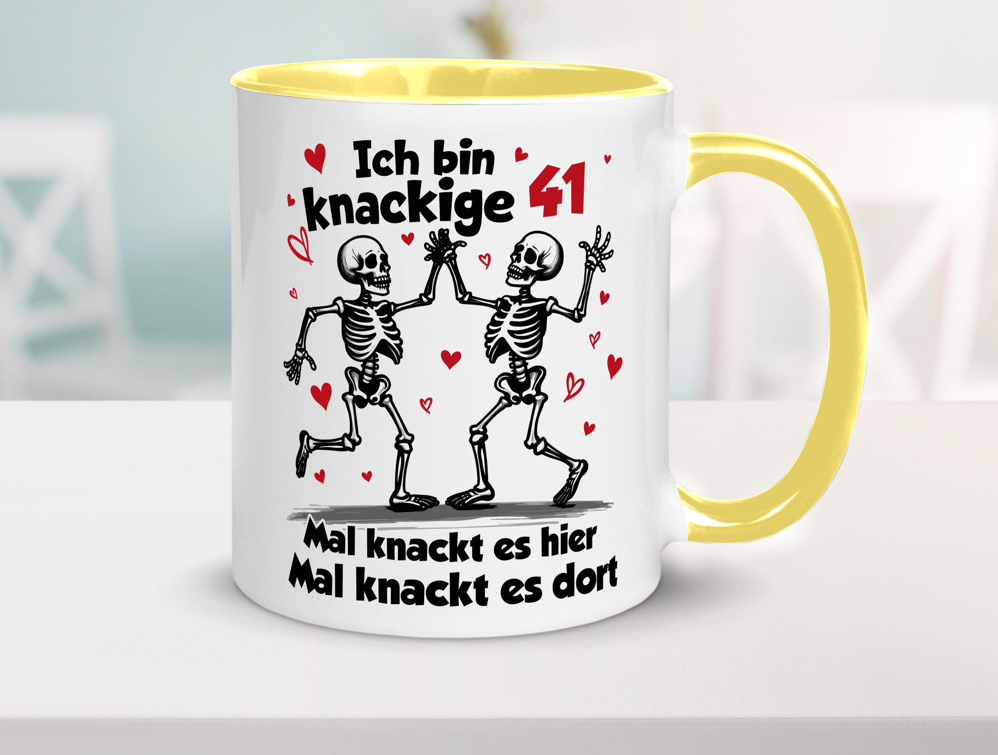 41. Geburtstag | Knackige 41 Ich bin alt v2 Humor Geschenkidee Tasse