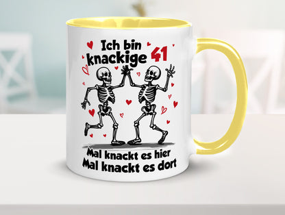41. Geburtstag | Knackige 41 Ich bin alt v2 Humor Geschenkidee Tasse
