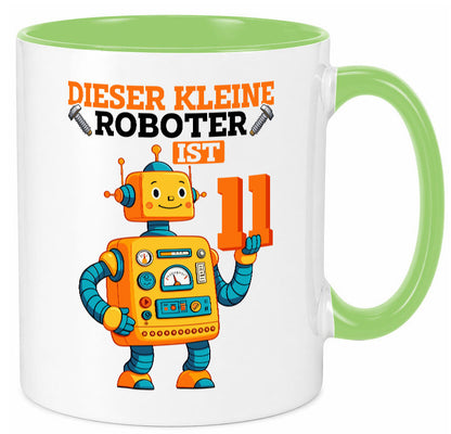 11. Geburtstag | 11 Jahre Roboter Junge Geschenk Geschenkidee lustiger Spruch Tasse