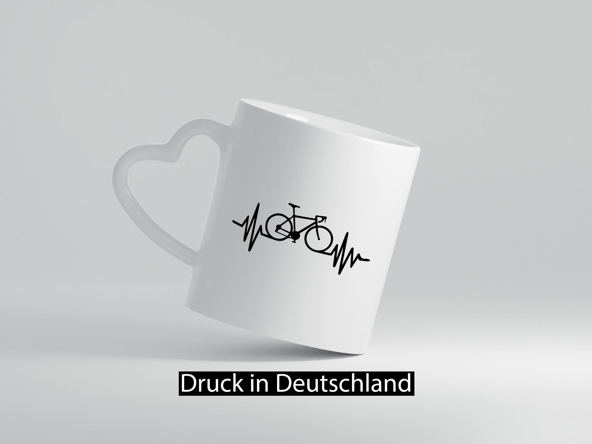 Herzschlag | Heartbeat Fahrad Fahradfahrer Humor Geschenkidee Tasse