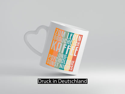 Zum Leben brauch ich Kaffee lustig Humor Geschenkidee Geschenk Tasse