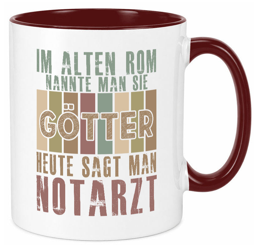 Heute sagt man: Notarzt | Arzt Humor Geschenkidee Tasse