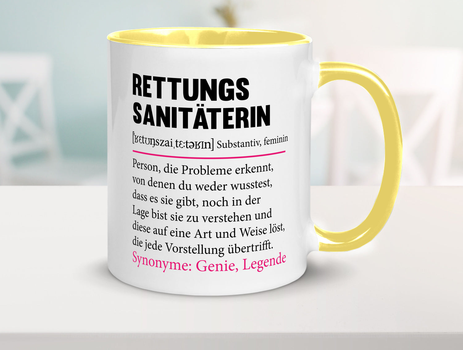 Rettungssanitäterin | Beruf Sanitäter Spruch v2 Humor Arbeit Kollegen Büro