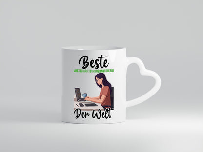 Beste Wirtschaftsinformatikerin | Informatikin Humor Geschenkidee Tasse
