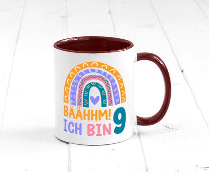 9. Geburtstag | 9 Jahre Regenbogen Bääm Mädchen Geschenk Geschenkidee lustiger