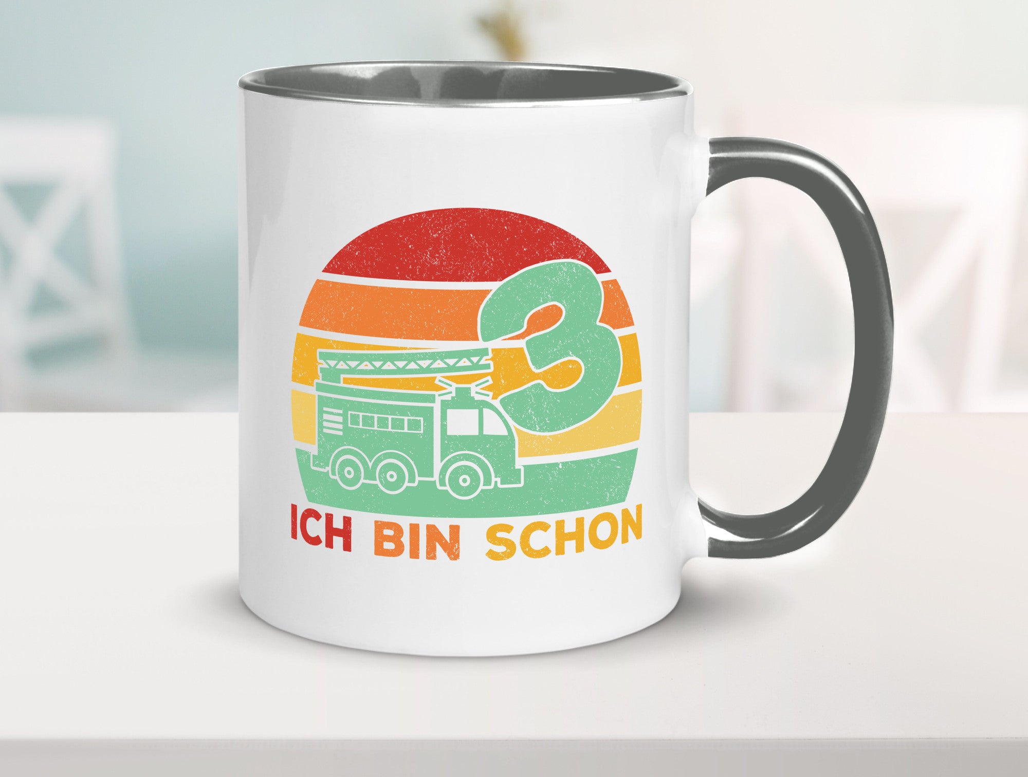3. geburtstag | Feuerwehrauto 3 Jahre Feuerwehr Geschenk Geschenkidee lustiger