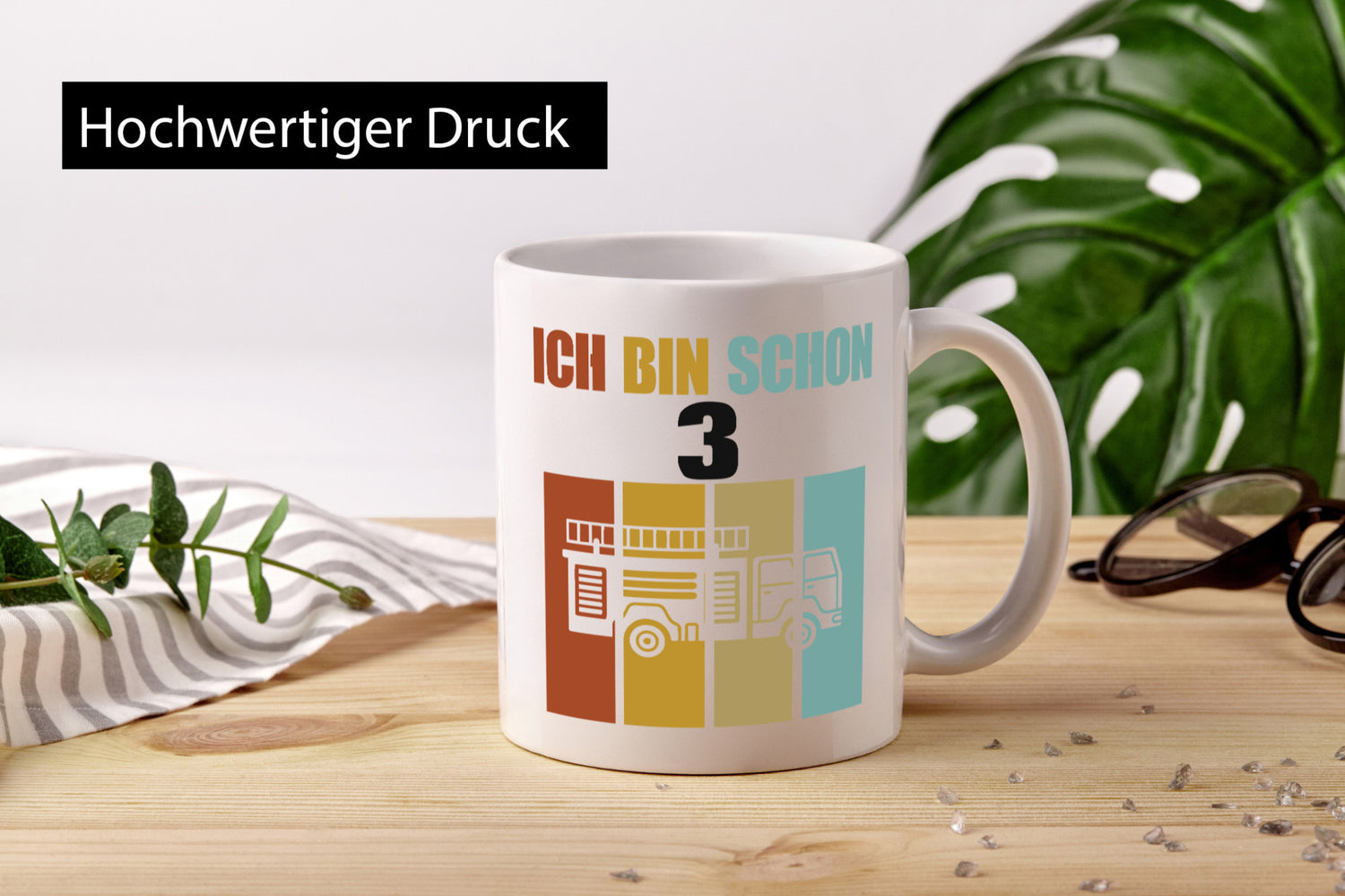 Ich bin schon 3 | 3. Geburtstag Kind Jähriger lustig Geschenkidee Geschenk Tasse