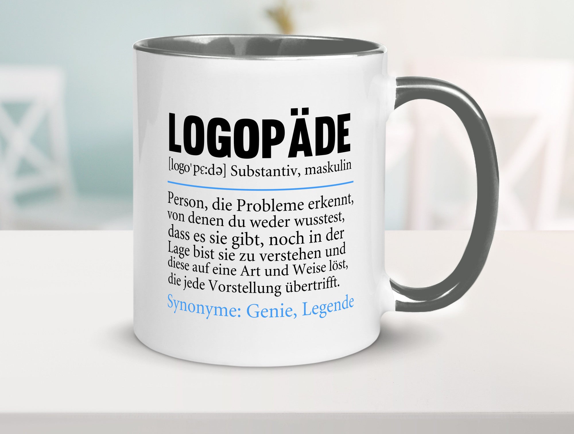 Logopäde | Spruch lustig Sprachtherapie Beruf lustiger Geschenk Arbeit Kollegen