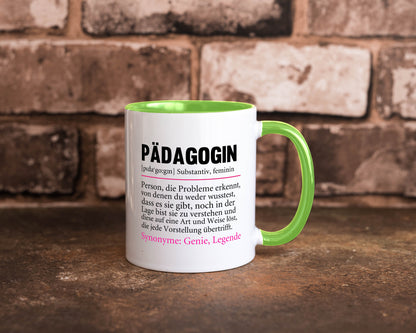 Pädagogin | Spruch lustig Humor Pädagogik v2 Geschenk Geschenkidee lustiger