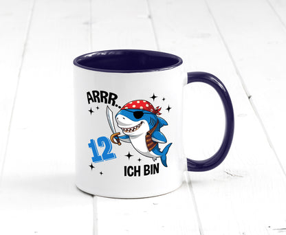 12. Geburtstag | 12 Jahre Arr Pirat Hai Piraten Geschenk Geschenkidee lustiger